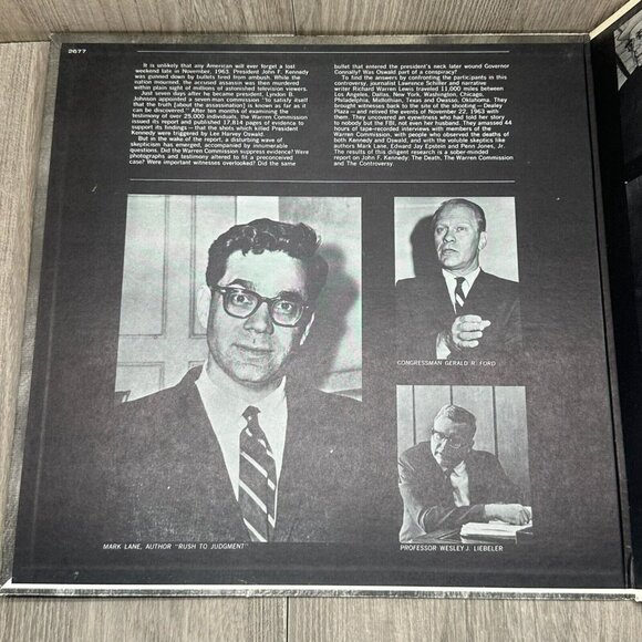 The Controversy The Death The Warren Report - John F Kennedy Vinyl LP Probe - Picture 4 of 8